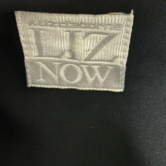 Vintage Liz Claiborne Black Modest Formal Maxi Dress - Picture 8 of 9